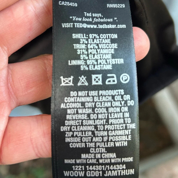 Ted Baker “Jumana” Peplum Dress, size “5” (L) - Picture 10 of 10